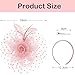Aeisonsa Fascinators for Women Tea Party Headband Hatslower Mesh Feathers Hair Clip Cocktail Flower Mesh Feathers Headwear Hair Clip for Wedding, Pink