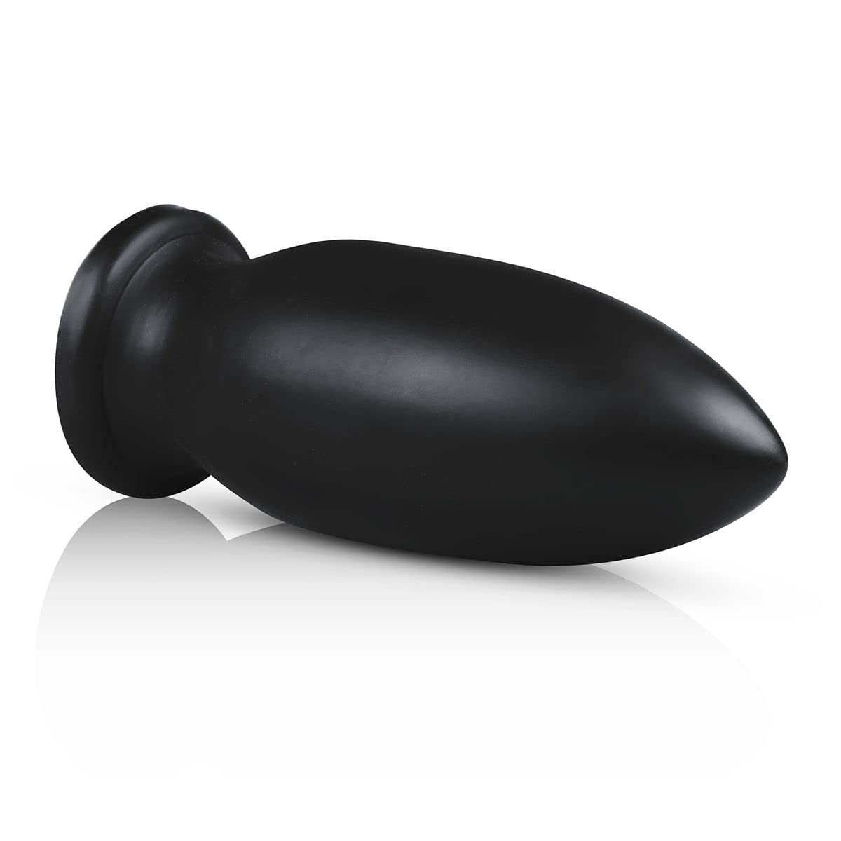 BUTTR Yellow Dog Buttplug (Ø 6.8-9.5 cm) Con un design proiettile stimolante e ventosa extra forte, grande presa anale XXL per l'utente esperto, liscia, flessibile, proiettile