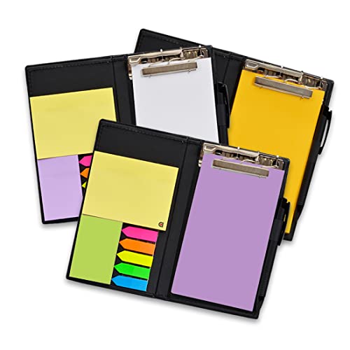 Image of COI Sticky Notes Bright Colors Self-Stick Pads, Easy to Post for Home, Office, Notebook, Pack of 3