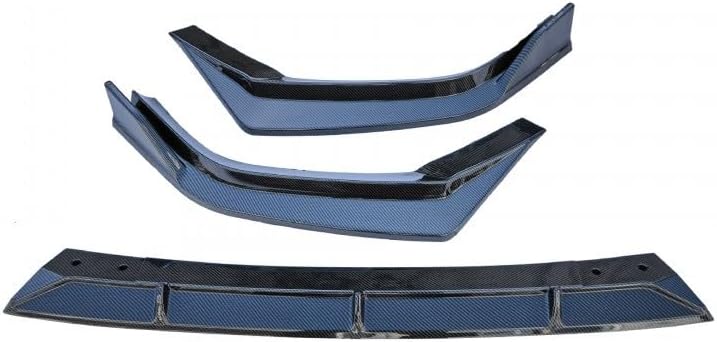 Honda CR-V CRV 2023-2024 Carbon Fiber Black Front Bumper Lip Spoiler 3pcs Car Accessories(Not fit for Hybrid Version)