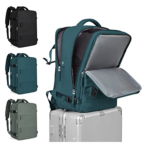 Bergsalz Backpack For Women Travel Bag Weekender Lightweight Medium Backpack Peacock Blue For Men Hiking Waterproof Gym Bag Travel Essential Canvas Bag Carry On Backpack For  Sport Fan Laptop Bag #TOP1