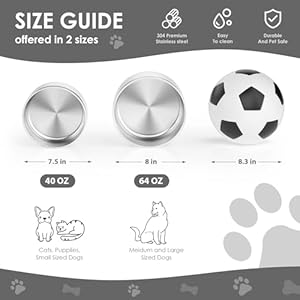 Ikitchendogbowlforfoodandwater40ozstainlesssteelpetfeedingbowldurablenonskiddoublewallinsulatedheavydutywithrubberbottomformediumlargedogs40ounces5cupwhite Urban Country Home Decor Ikitchen dog bowl for food and water 40 oz stainless steel pet feeding bowl durable non skid double wall insulated heavy duty with rubber bottom for medium large dogs 40 ounces5 cup white urban country home decor