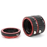 El kit de adaptadores de primer plano contiene adaptadores con diferentes longitudes de 13 mm / 21 mm / 31 mm, que se pueden usar solos o en combinación para obtener el aumento requerido.