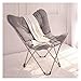 Chaise Papillon Fauteuil Inclinable Chaises Longues Retour Canapé Pause Déjeuner Camping Plein Air Maquillage Tabouret Loisirs Pêche Informatique (Color : G, Stool : No stool)