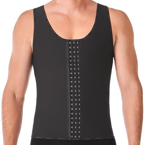 Ann Chery 5170 Men’s Compression Vest with Adjustable Hooks |Posture Corrector, Abdominal Control, and Back Support Shapewear4