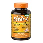 Ester-C American Health with Citrus Bioflavonoids Capsules - 24-Hour Immune Support, Gentle On Stomach, Non-Acidic Vitamin C - Non-GMO, Gluten-Free - 1000 mg, 90 Count