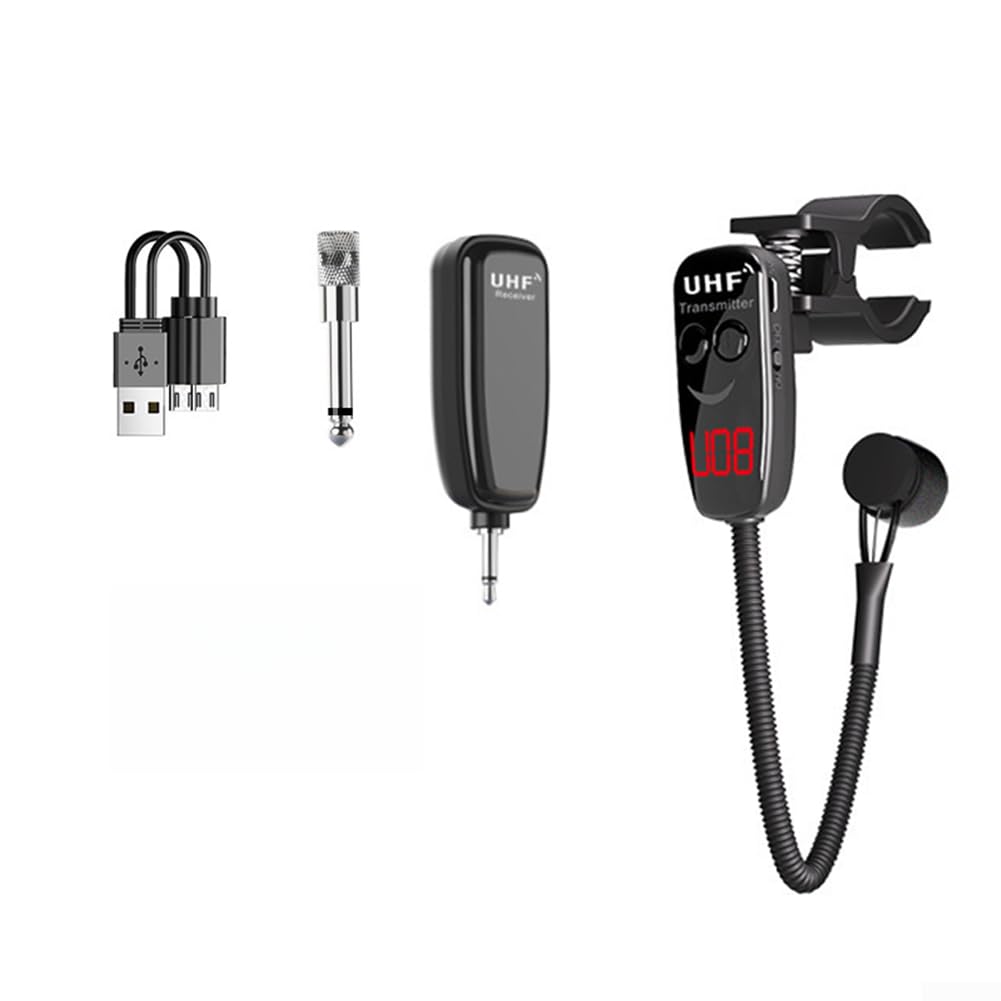 Micro sans fil UHF pour flûte Dizi portée 40 m