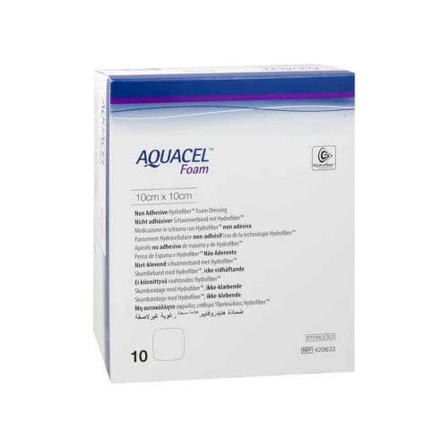Aquacel Foam nieadhezyjny opatrunek 10 x 10 cm
