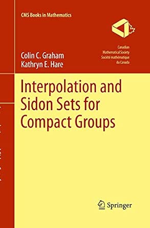 Interpolation and Sidon Sets for Compact Groups 2013th Edition book cover