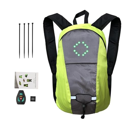 Sac à dos d'avertissement lumineux pour rouler en sécurité en ville
