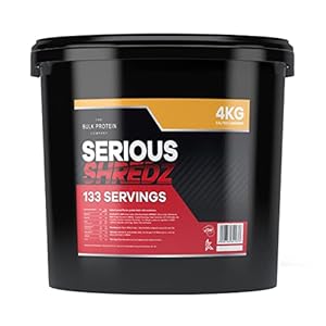 Serious Shredz 4kg – Diet Whey Protein Powder – Contains L-Carnitine L-Tartrate and Green Tea Extract – Supports Lean Muscle Growth, 133 Servings – The Bulk Protein Company (Salted Caramel)