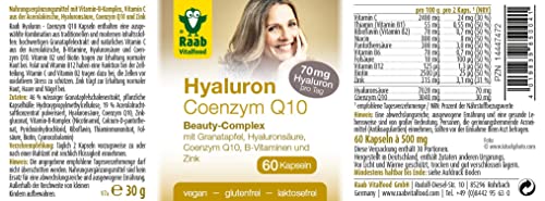 Hyaluronsäure Kapseln von Raab Vitalfood mit Coenzym Q10