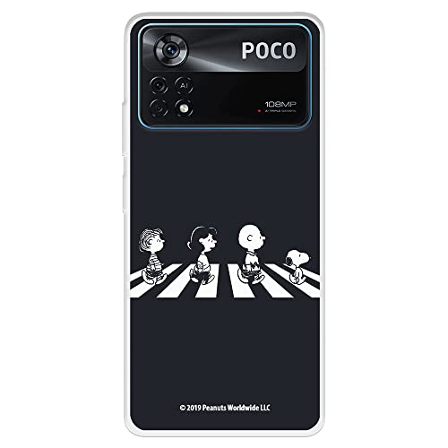 Coque pour Xiaomi Poco X4 Pro Officiel de Peanuts Personnages Beatles Transparent pour protéger votre téléphone portable Coque en silicone souple avec licence officielle Snoopy - Les Beatles, Paul McCartney, John Lennon, RIngo Starr, George Harrison Coque pour Xiaomi Poco X4 Pro Officiel de Peanuts Personnages Beatles Transparent pour protéger votre téléphone portable Coque en silicone souple avec licence officielle Snoopy