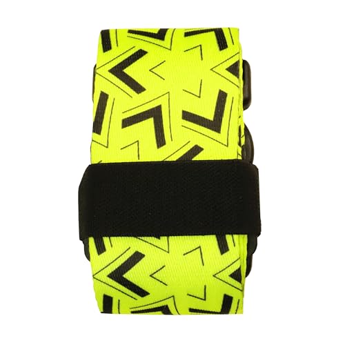 Image of Luggage Straps for Suitcases TSA Approved Easy Pack Organized Suitcase Strap, Luggage Strap, Luggage Belt Strap, Bag Straps for Luggage. Buckle Straps Travel Accessories (Yellow)