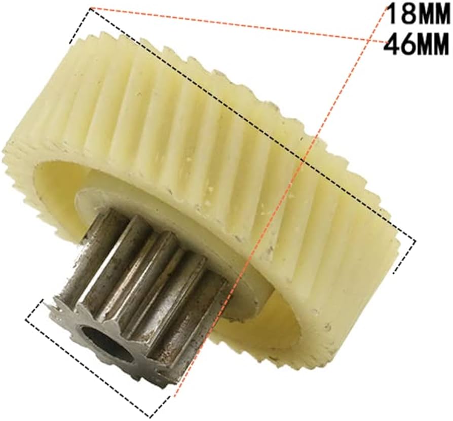 Engrenages En Caoutchouc Pour Déchiqueteuse T10 S8 S1 S2 T6 - Diamètre 46x18 Mm, 12 à 40 Dents, Pièces De Rechange