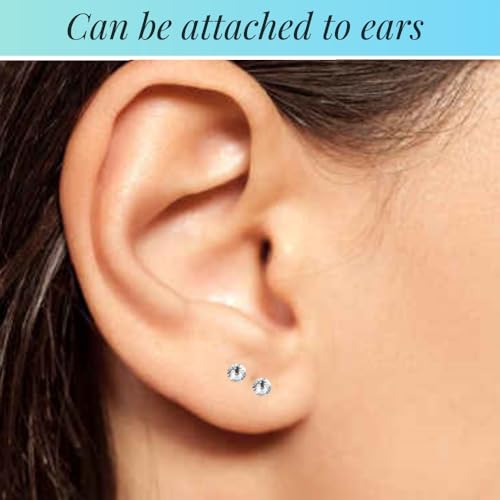 Angelkiss Zahn Edelstein 10pcs 2mm Zahn Zahn Kristall Ornamente Zähne Schmuck Dekoration Nagel Schmuck（Weiß 2 Kartons）