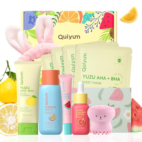 Skin Care Set for Oily/Combination Ance Skin, Natural Fruit Skinc...