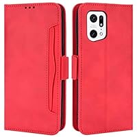 Funda Cuero Oppo Find X5 Funda Libro Cuero Para OPPO Find X5 - Con Ranuras Tarjetas Y Soporte Plegable Carcasa Flip Soporte