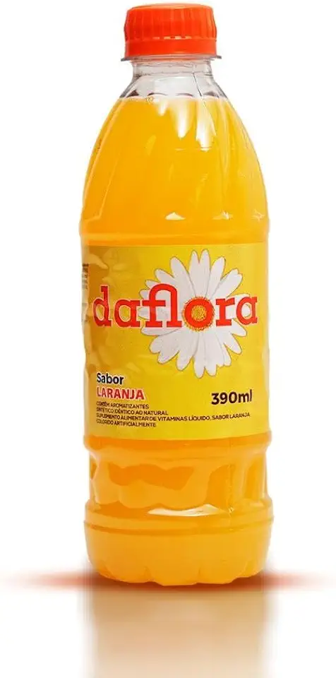 Daflora - Fardo de Suco de Laranja Daflora Garrafa Pet 390ml 12 Unidades
