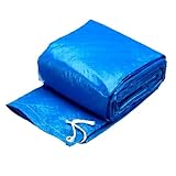 Tissu de couverture de piscine - facile à installer et à ranger, tapis de piscine