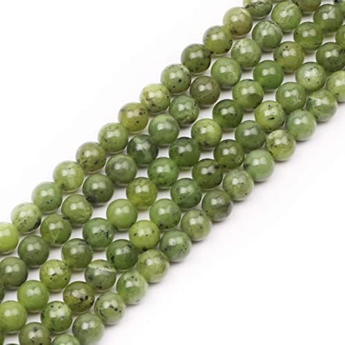 64-70pcs 6mm Natural Round Stone Beads Strands Natural Amazonite Gemstone Energy Stone Healing Power Loose Beads Smooth for DIY Crafts Bracelet Necklace Jewelry Making and Decorations