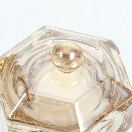 2 piezas de cuencos de cristal para manicura miniatura 3