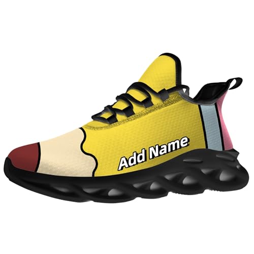 Women Teacher Sneakers Custom Shoes Add Name Running Shoes Lightweight Walking Tennis Shoes Gifts for Men Women