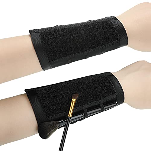 2 Pieces Makeup Remover Cleaner Switch Armband Clean Arm Band Makeup Brush Cleaning Arm Sponge for Makeup Brush Color Dedicated Washing Tool