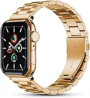 سوار معدني متوافق مع سوار ساعة آبل 42/44/45/49 الترا سيريز اس اي 6/5/4/3/2/1 سوار فولاذ مقاوم للصدأ لساعة اي ووتش من نيكست ستور