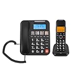 Denash Erweiterbares Schnurgebundenes Schnurlostelefon mit...