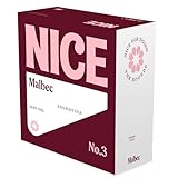 Nice Malbec, Argentinian Wine Box, Juicy & Fruity Red Wine from Mendoza Region, Darkly Fruity, Wicked Depth, 1 x 2.25L Boxed Wine