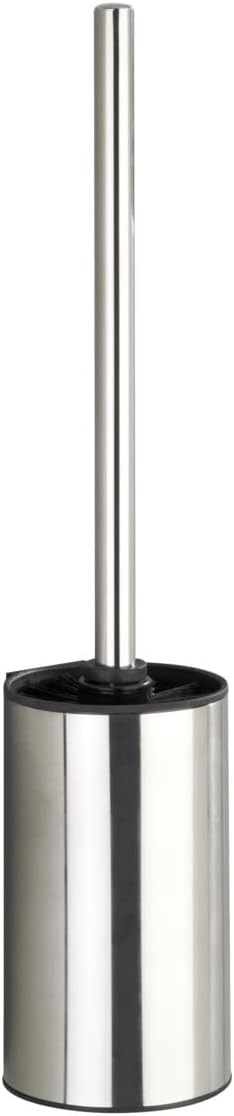 WENKO 23355100 Turbo-Loc® Toilet Brush Set Detroit, Stainless Steel, 3.3 x 15.7 x 3.5 inch