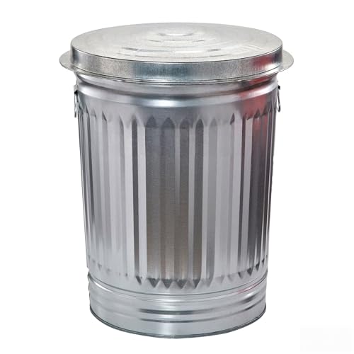31 Gal Galvanized Steel Outdoor Can