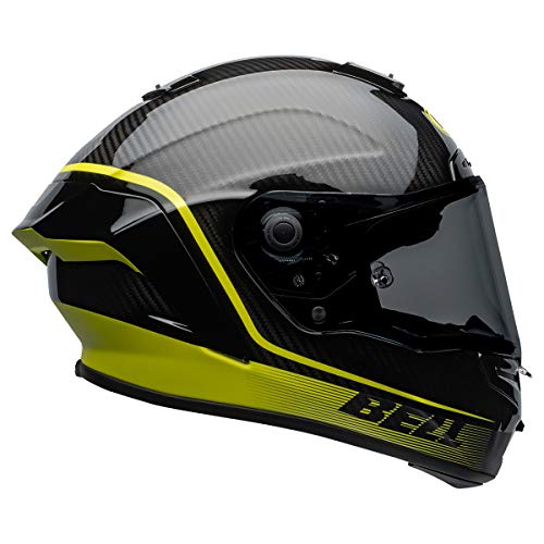 BELL Race Star Flex DLX Helmet (Velocity Matte/Gloss Black/Hi-Vis - Medium)