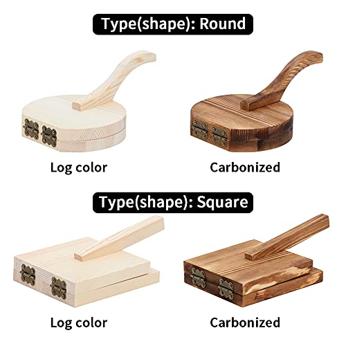 Pressa per tortilla in legno, Involucro per