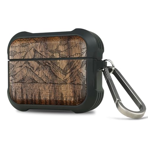 Étui AirPods Pro 3 Carveit en bois gravé idée cadeau homme et femme nature