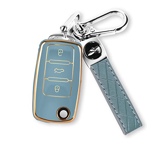 MILD EAST for VW Car Key Fob Cover with Keychain by MILD EAST - Used condition - US$11.77