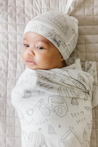 Image of Copper Pearl Swaddle Blankets for Newborns | Soft Stretchy Receiving Blankets for Boys and Girls | Large 46 x 46 Inch Baby Blankets | Lightweight and Breathable Swaddles | Gage