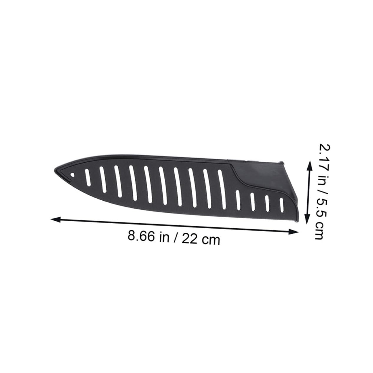 GLEAVI 10Pcs Plastic Knife Protector Covers Kitchen Cutter Guard Sleeves for Chef Knives Food Blade Protectors Essential Knife Storage