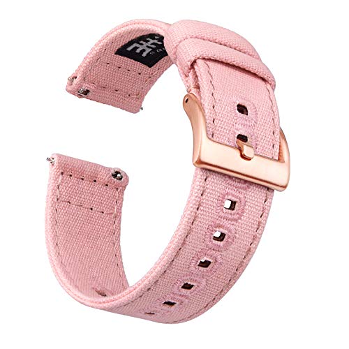 Ritche 20mm Canvas Watch Band Quick Release Watch Bands for Men Women Compatible with Timex Expedition Scout 40mm / Timex Expedition Field 43mm / Seiko SARB017 Watch Strap