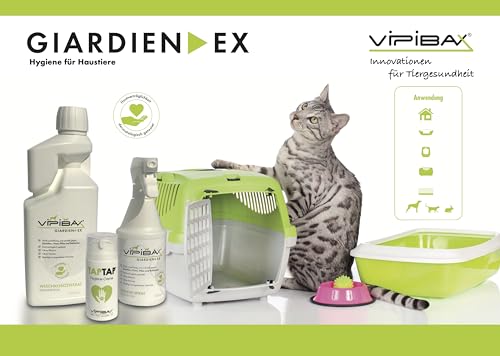 ViPiBaX Giardien Ex Hygiene-Spray Nachfüllpack 2,5L für Hund, Katze & Co - Geruchsentferner - Hygiene-Spray Nachfüllpack- Effektive Desinfektion gegen Giardien, Viren, Pilze & Bakterien
