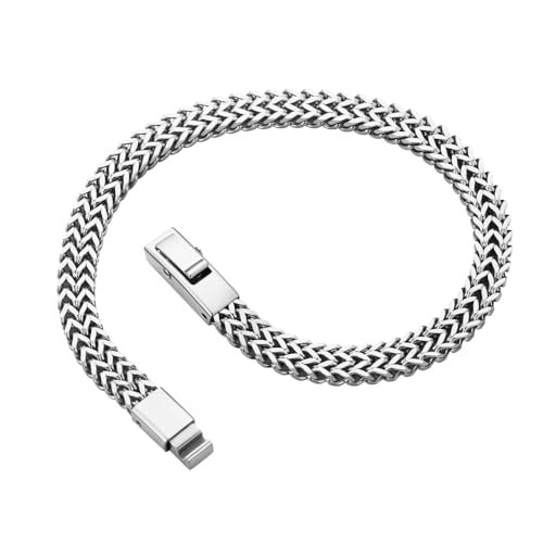 Pulsera de acero inoxidable Geoffrey Beene para hombre miniatura 3