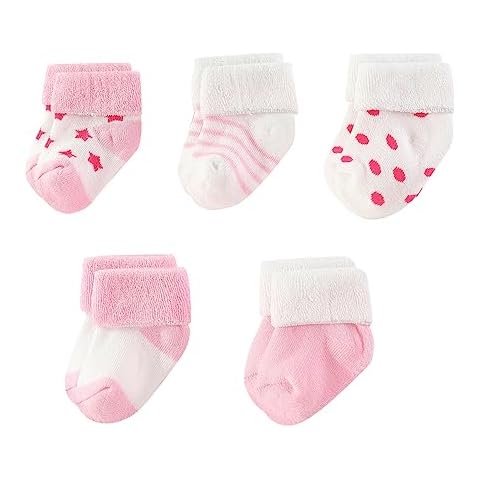 MAMIMAKA Baby Terry Socks 5-Pack Cover