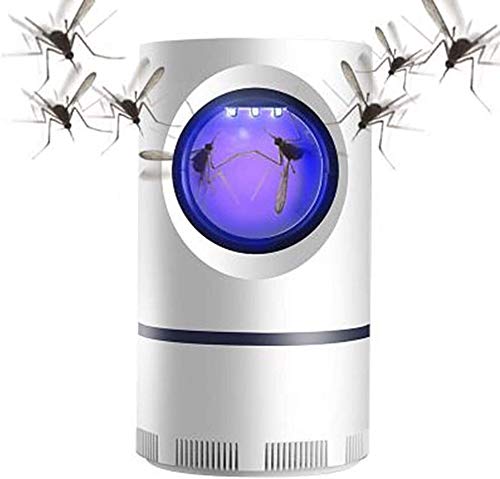 XJJ Mosquito Killer LED Lamps, USB Powered Electric Vortex Mosquito Killer LED Lamps Household Mosquito Repellent Device White Fly Zapper