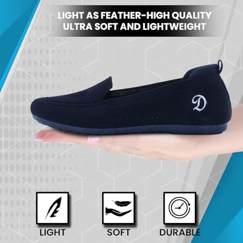 Image of DOCTOR EXTRA SOFT Flexible Memory Foam Women's Shoes for Walking Gym Training | Casual Sports,Slip-On,Lightweight Lace up Jutis Bellies Classy Ballerina for Ladies and Girls New-D-1003