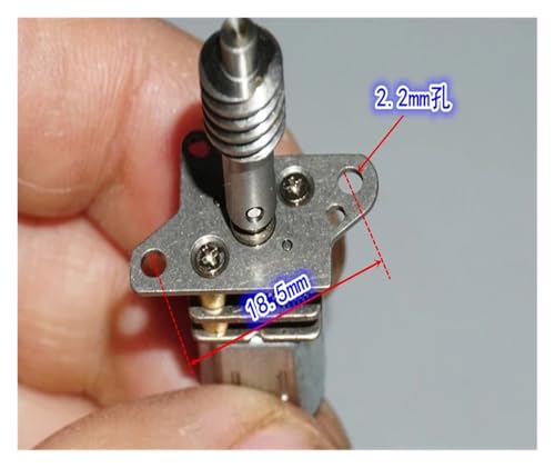 Boîte de vitesses N20 DC 3V 6V à vis sans fin 62 TR/Min pour robotique
