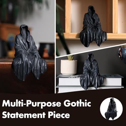 Tabletop-Gothic-Figurine-Grim-Reaper-Statue-Gothic-Spooky-Sculpture-for-Garden-or-Bookshelf-59-inch-Mysterious-Resin-Dedor-Bookshelf-Decor-Fantasy Tabletop Gothic Figurine Grim Reaper Statue Gothic Spooky Sculpture for Garden or Bookshelf 59 inch Mysterious Resin Dedor Bookshelf Decor Fantasy