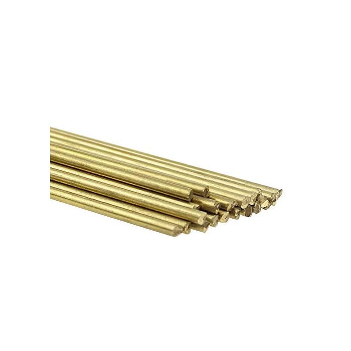 Buy YPLonon 20PCS Brass Welding Brazing Rods 2mm x 250mm T2 Copper