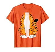 Perfect Gift Idea for Men / Women / Kids - Tiger Costume Shirt. Cute present for dad, father, mom, mother, brother, sister, husband, wife, son, youth, adult, baby, child, toddler, girl, boy, friend, student on Halloween / Thanksgiving Day / Christmas...