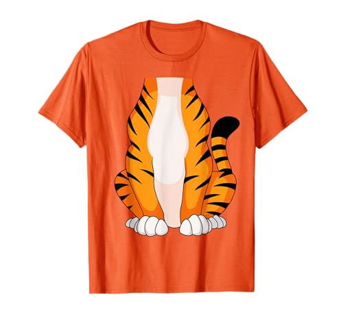 Tiger Shirt Herren Damen Kinder Tiger Kostüm T-Shirt